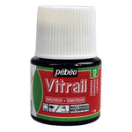 Pebeo Vitrail Glass Paint Transparent Crimson 45ml