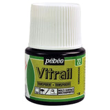 Pebeo Vitrail Glass Paint Transparent Greengold 45ml