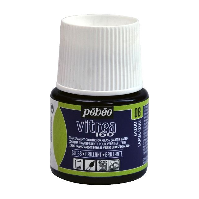Pebeo Vitrea160 Glass Paint Gloss Lazuli
