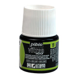 Pebeo Vitrea160 Glass Paint Gloss Ink Black 45ml