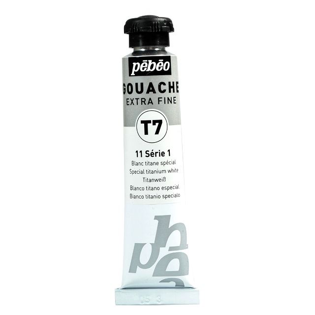 Pebeo T7 Gouache Paint Titanium White 20ml