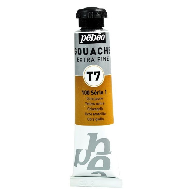 Pebeo T7 Gouache Paint Bright Yellow Ochre 20ml