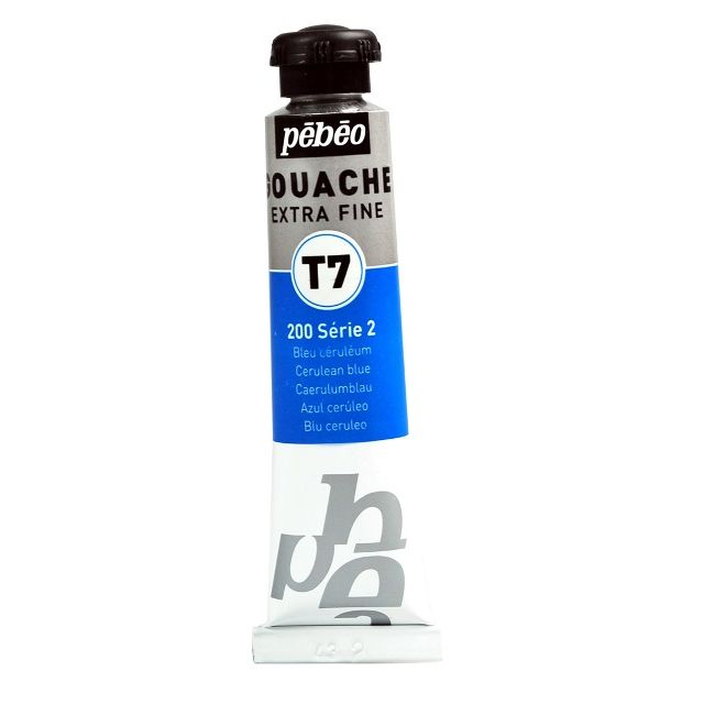 Pebeo T7 Gouache Paint Cerulean Blue 20ml