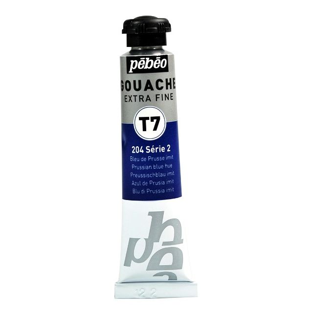 Pebeo T7 Gouache Paint Prussian Blue 20ml
