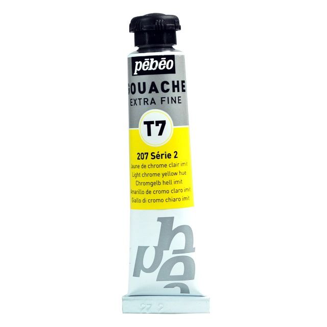 Pebeo T7 Gouache Paint Light Chrome Yellow 20ml
