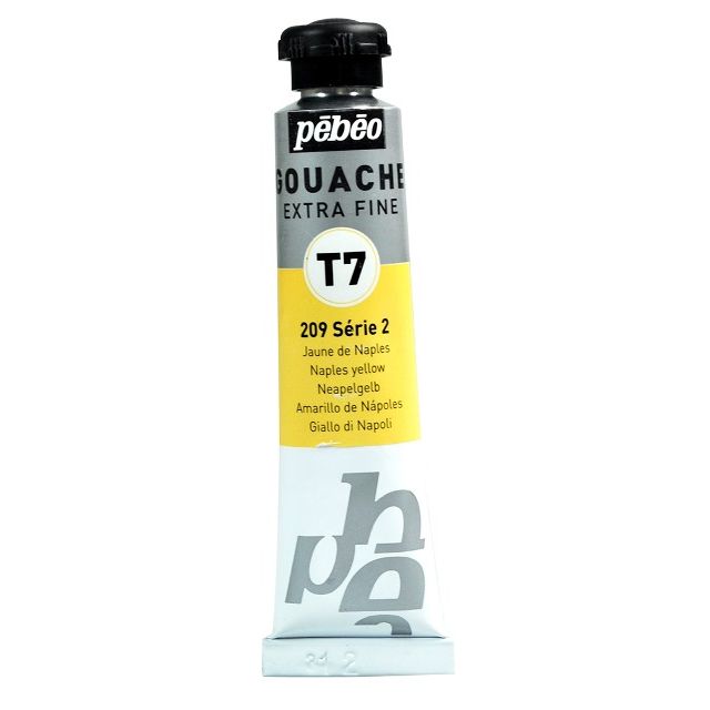 Pebeo T7 Gouache Paint Naples Yellow 20ml