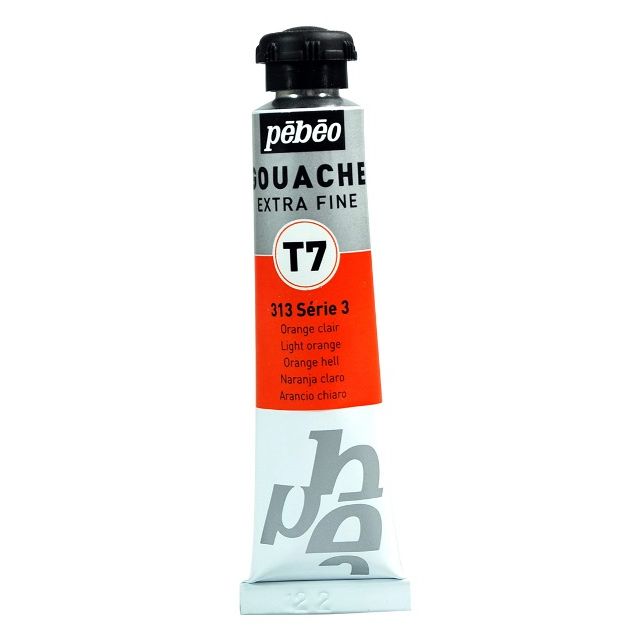 Pebeo T7 Gouache Paint Light Orange 20ml