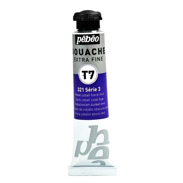 Pebeo T7 Gouache Paint Dark Cobalt Violet 20ml