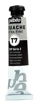 Pebeo T7 Gouache Paint Trichromatic Black 20ml
