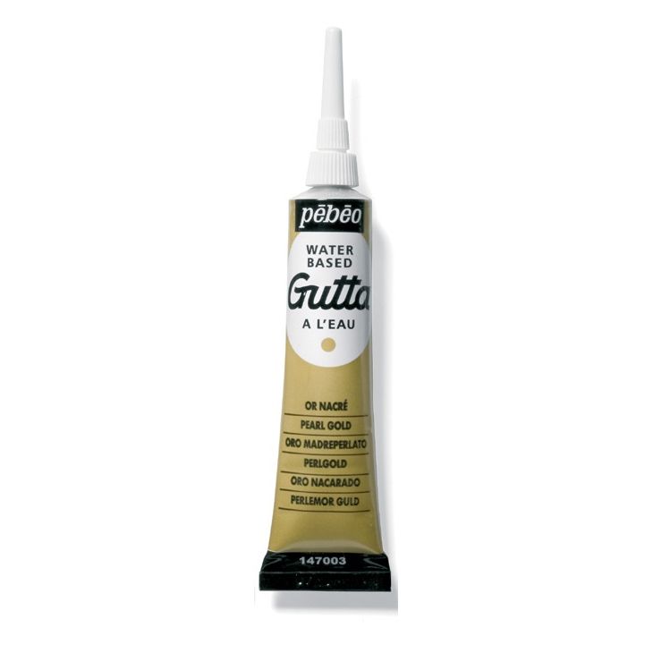 Pebeo Water Based Gutta Fabric Paint Medium Gold