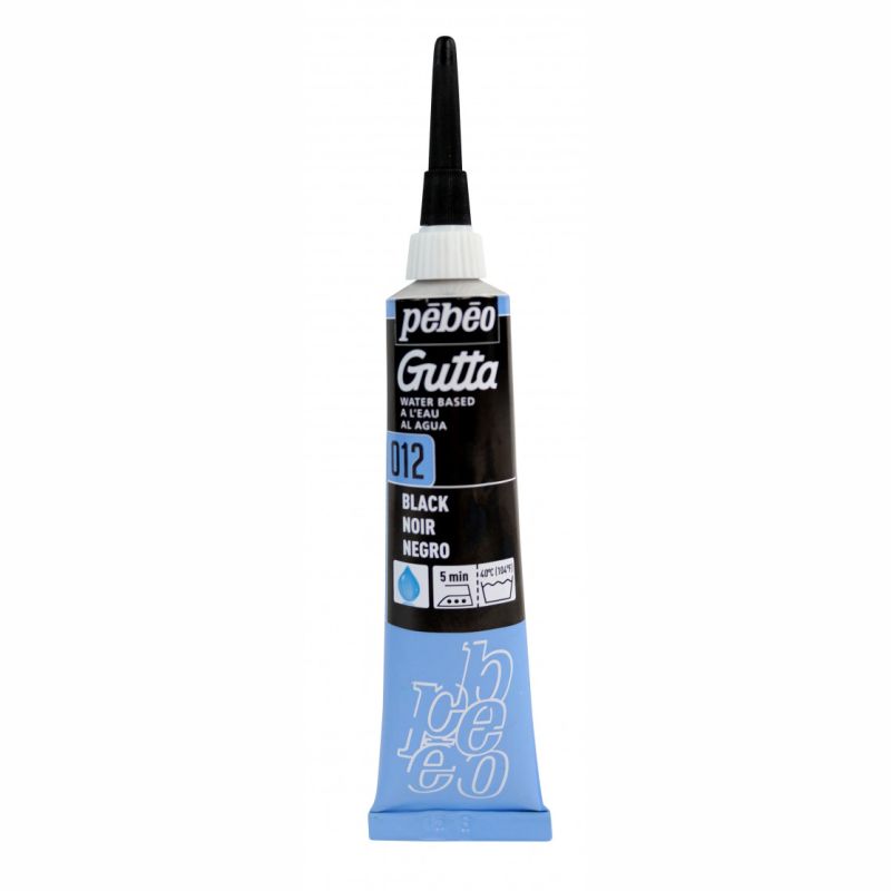 Pebeo Water Based Gutta Fabric Paint Medium Black
