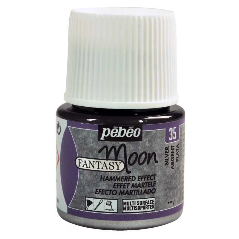 Pebeo Fantasy Moon Paint Silver 45ml