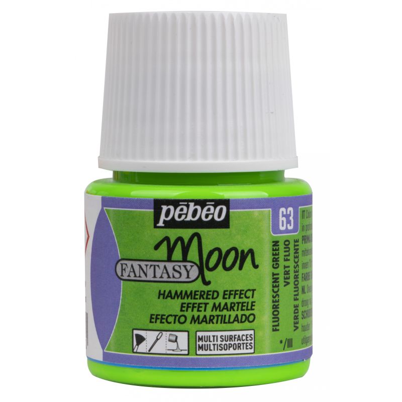 Pebeo Fantasy Moon Paint Fluorescent Green 45ml
