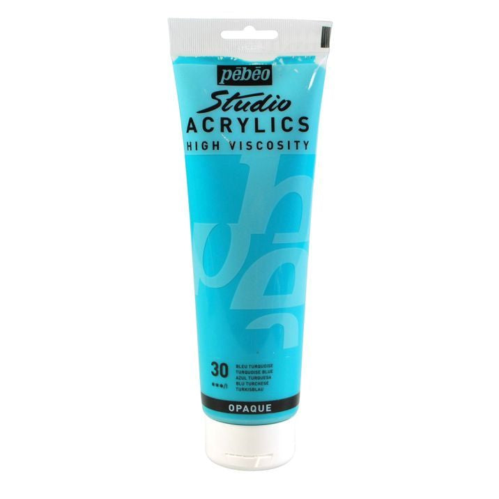 Pebeo Studio Acrylic Paint Turquoise Blue