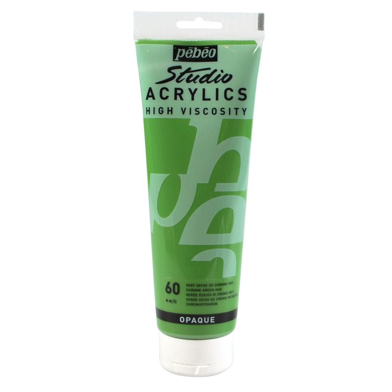 Pebeo Studio Acrylic Paint Chrome Green Hue