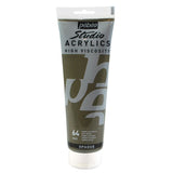 Pebeo Studio Acrylic Paint Raw Umber 250ml