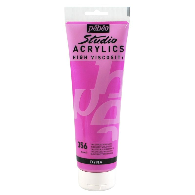 Pebeo Studio Acrylic Paint IRIDESCENT VIOLET BLUE