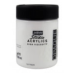 Pebeo Studio Acrylic Paint Titanium White 500ml