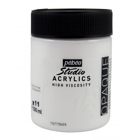 Pebeo Studio Acrylic Paint Titanium White