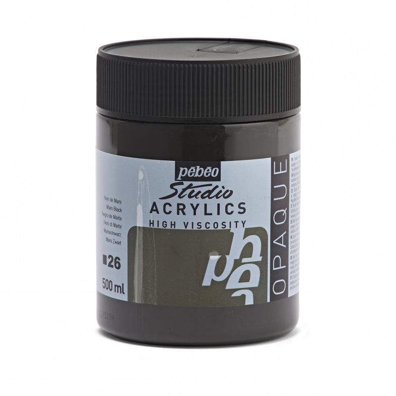 Pebeo Studio Acrylic Paint Mars Black