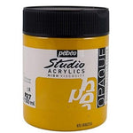 Pebeo Studio Acrylic Paint Yellow Ochre 500ml