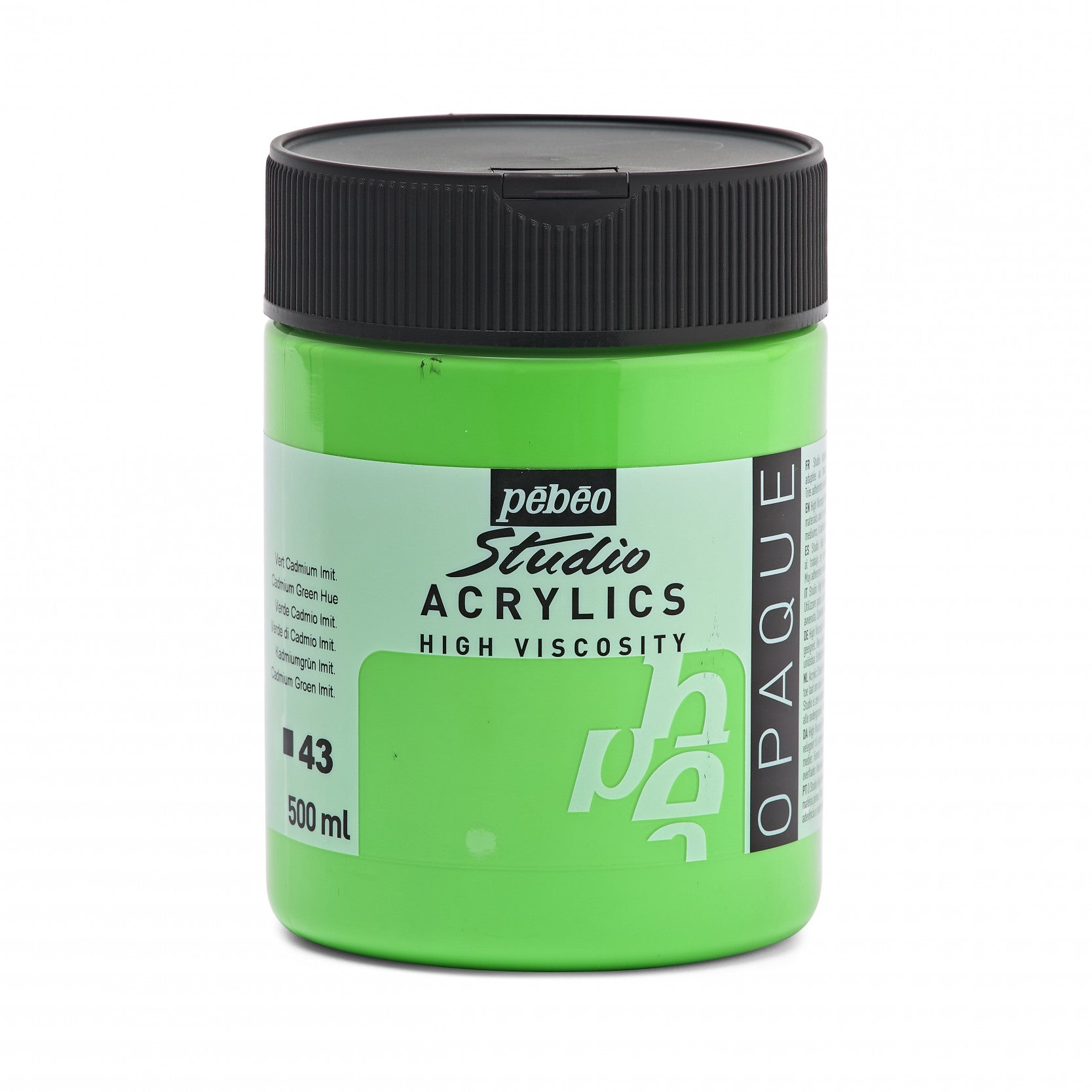 PEBEO STUDIO ACRYLIC PAINT CADMIUM GREEN