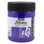 Pebeo Studio Acrylic Paint Dark Cobalt Violet 500ml