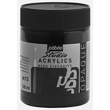 Pebeo Studio Acrylic Paint Ivory Black 500ml