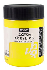 Pebeo Studio Acrylic Paint Fluro Yellow