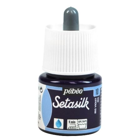 Pebeo Setasilk Fabric Paint Iris Violet 45ml