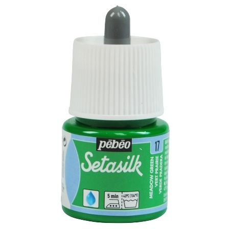 Pebeo Setasilk Fabric Paint Meadow Green 45ml