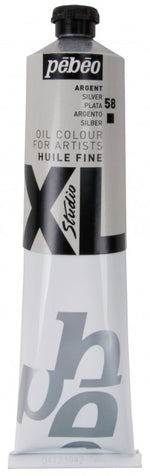 Pebeo XL Oil Paint Silver 200ml