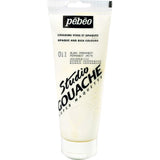 Pebeo Studio Gouache Paint Permanent White 220ml