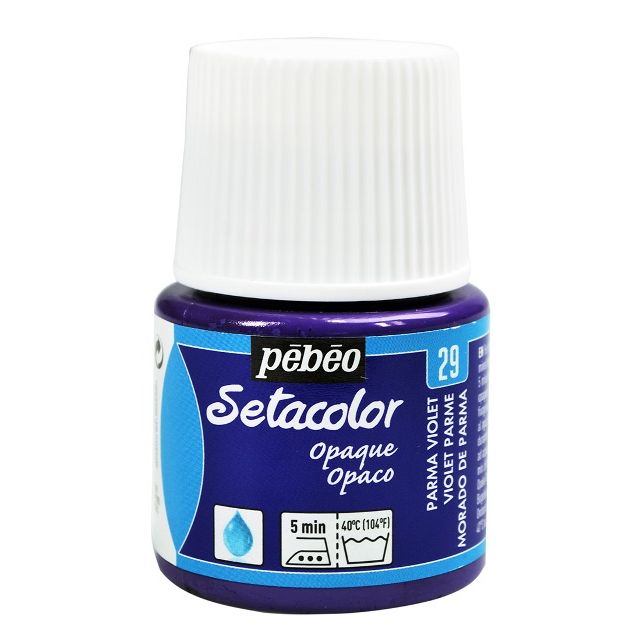 Pebeo Setacolor Fabric Paint Parma Violet 45ml