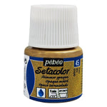 Pebeo Setacolor Fabric Paint Shimmer Gold 45ml