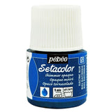 Pebeo Setacolor Fabric Paint Shimmer Electric Blue 45ml