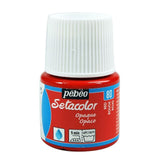 Pebeo Setacolor Fabric Paint Red 45ml