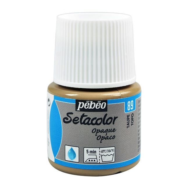 Pebeo Setacolor Fabric Paint Taupe 45ml