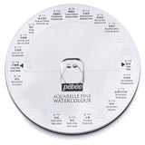 Pebeo Watercolour Paint Set ROUND METAL BOX HALF PAN 24