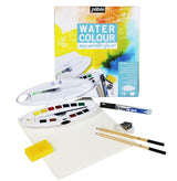 Pebeo Watercolour Paint Set COMPLETE HALF PAN 12