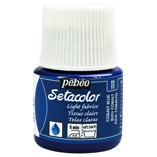 Pebeo Setacolor Light Fabric Paint Cobalt Blue