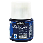 Pebeo Setacolor Light Fabric Paint Ultra Blue