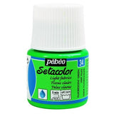 Pebeo Setacolor Light Fabric Paint Fluro Green 45ml