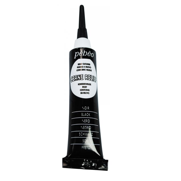 Pebeo Cerne Reflief Outliner Black