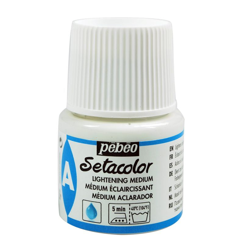 Pebeo Setacolor Fabric Paint Medium Lightener 45ml