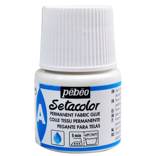 Pebeo Setacolor Fabric Paint Medium Fabric Glue 45ml