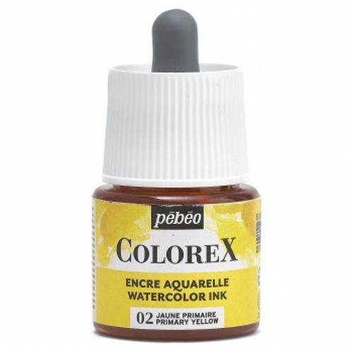 Pebeo Colorex Watercolour Ink Primary Yellow 45ml