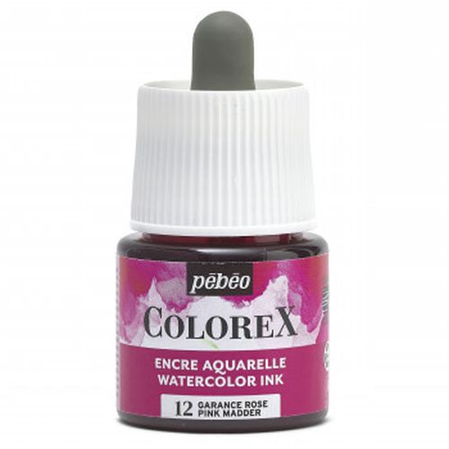 Pebeo Colorex Watercolour Ink Pink Madder 45ml