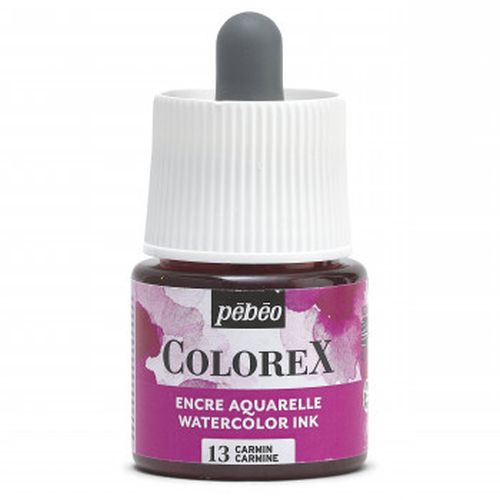Pebeo Colorex Watercolour Ink Carmine 45ml