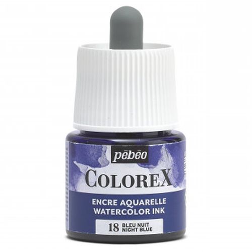 Pebeo Colorex Watercolour Ink Night Blue 45ml